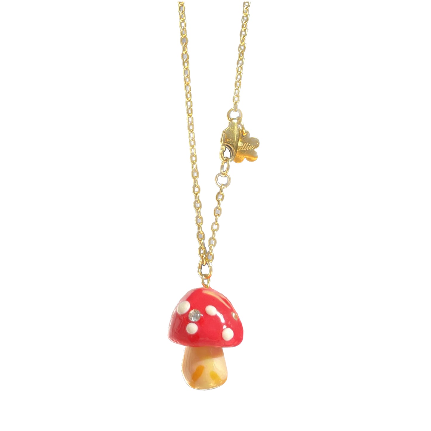 Mango Mushroom Necklace