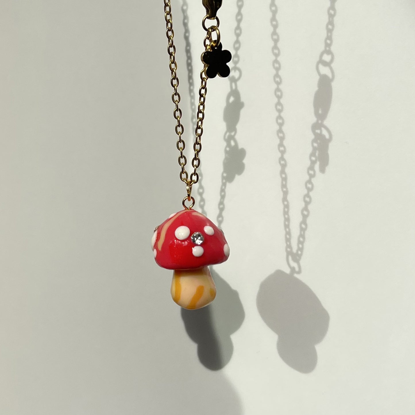 Mango Mushroom Necklace