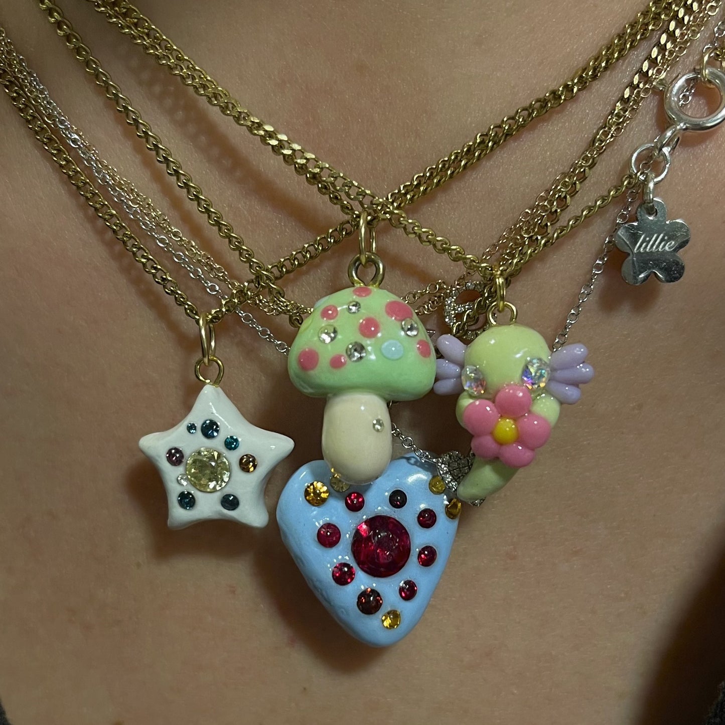 Pixie Axolotl Necklace