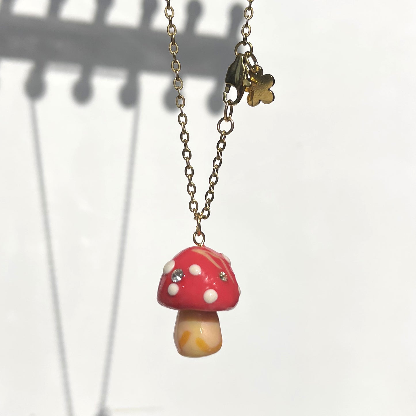 Mango Mushroom Necklace