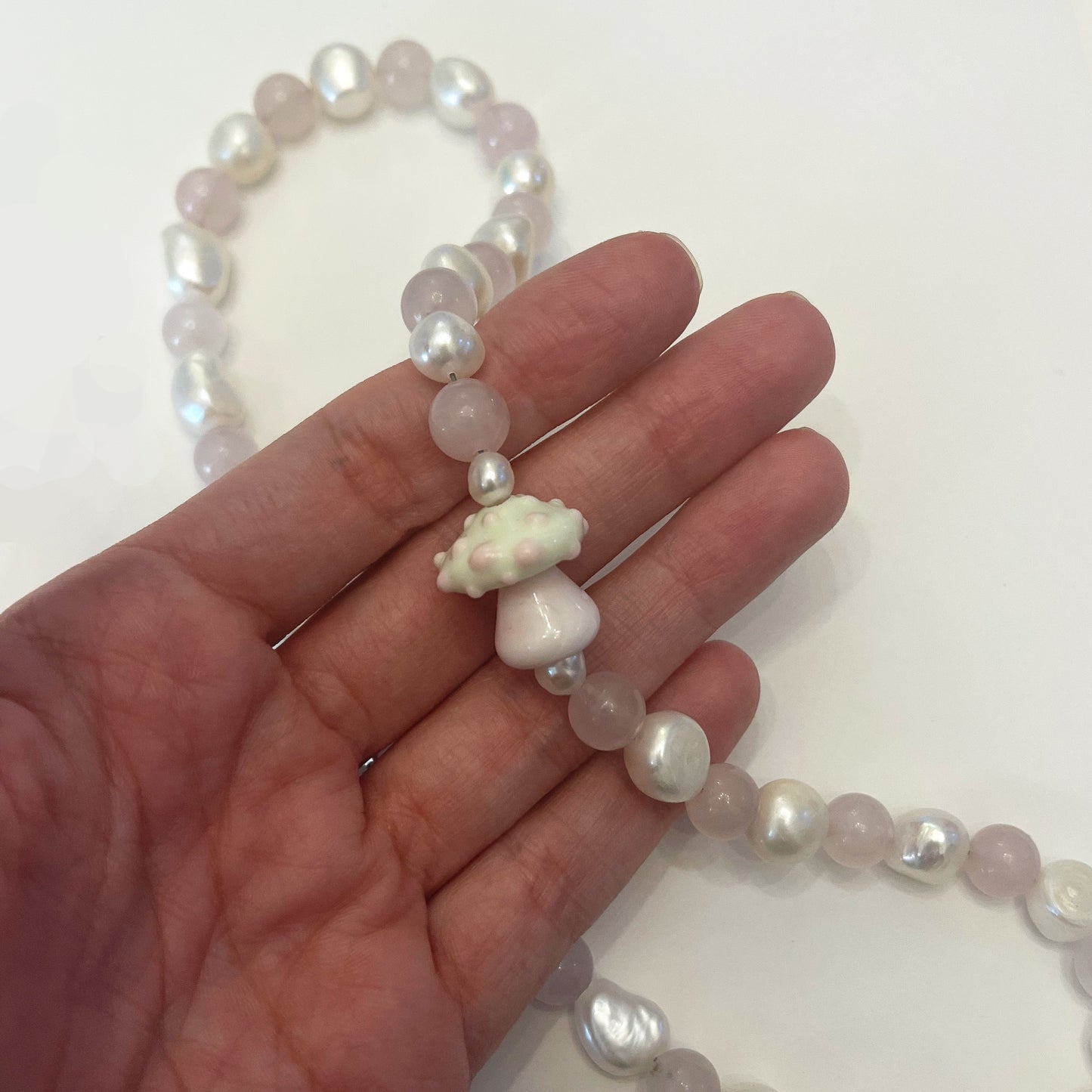 Snow White Pearl Necklace